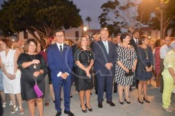 Oficios religiosos del mediodía y procesión del Santo Cristo de Telde (Foto TA)